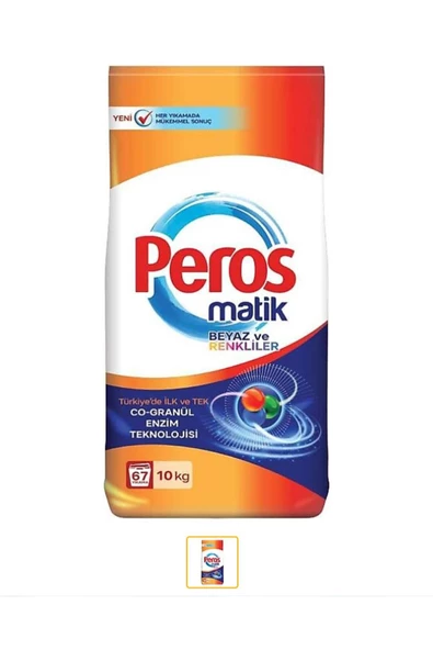 Peros Matik Beyazlar Ve Renkliler 10kg