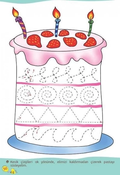 4 - 6 Yaş Eğiten Çizgiler Etkinlik Kitabı - 66 Sayfa - 4