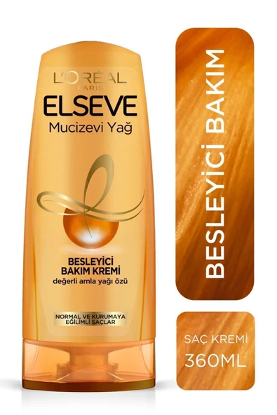 ELSEVE L'oréal Paris Mucizevi Yağ Besleyici Bakım Kremi 360 ml