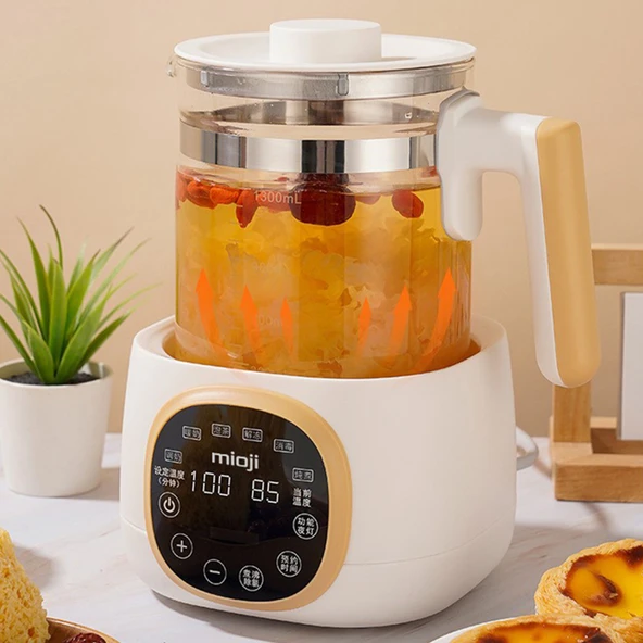 Mioji Mio K99 Çok Fonksiyonlu 600 W 1.3 lt Cam Kettle - 7