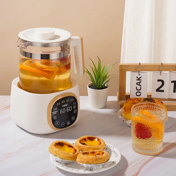 Mioji Mio K99 Çok Fonksiyonlu 600 W 1.3 lt Cam Kettle - 8