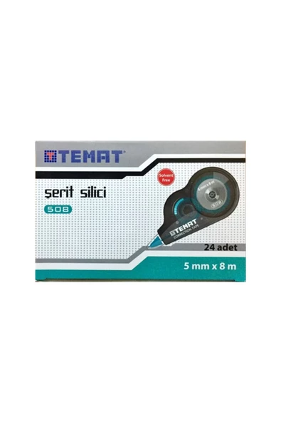 Temat 508 Şerit Silici 24'lü Kutu Karışık Renk - 2