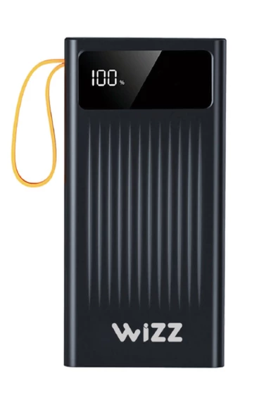 Wp033s 30.000mah 4xusb Çıkışlı Dahili Kablolu Dijital Göstergeli Powerbank