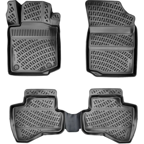 Toyota Aygo 2005-2014 3D Araca Özel Havuzlu Paspas Bmy - 1