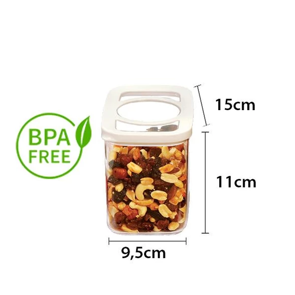 Moonstar 12 Li Süper Set Saklama Kabı Erzak Kabı Seti 1100 ML-MAX-521 - 3