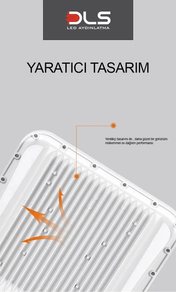 200W Projektör DLS Park Bahçe Site Çevre  Bina Tabela Dış Mekan Led Lamba - 5