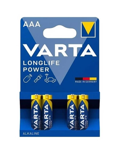 Varta Longlife Power Alkalin AAA 4lü Ambalaj