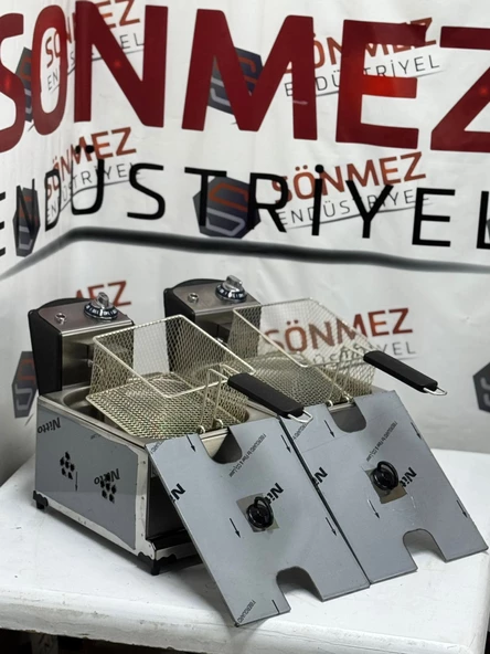 Sönmez 5+5 Eletrikli Fritöz Büfe Restoran Tipi - Resim 3