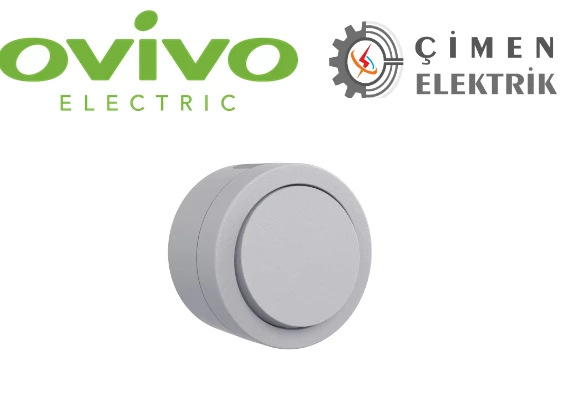 Ovivo Xone Gri Tekli Anahtar Sıva Üstü