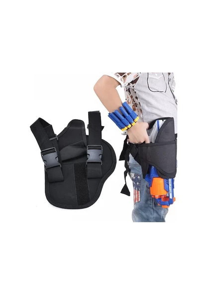 Nerf Oyun Seti Tactical Yelek + Kabze + Maske + Bileklik + Koruyucu Gözlük - 4