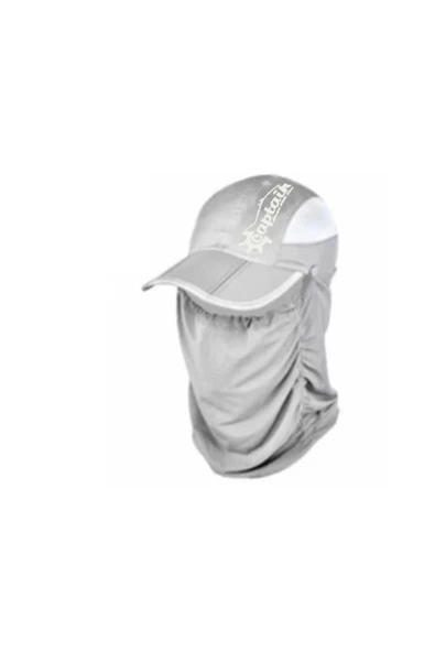 Fisherman Style Cap JF-06 Katlanır Fileli Şapka + Çıkarılabilir Yüz Koruma - 3