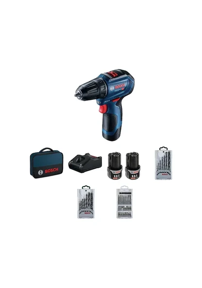 GSR 12V-30 + 39 parça vidalama seti ürün görseli 1