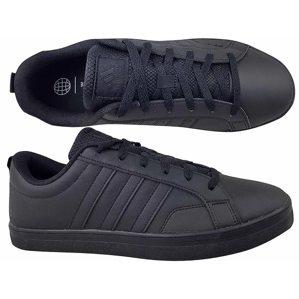 Adidas VS Pace 20 Siyah Erkek  Spor Ayakkabı HP6008 - Resim 3