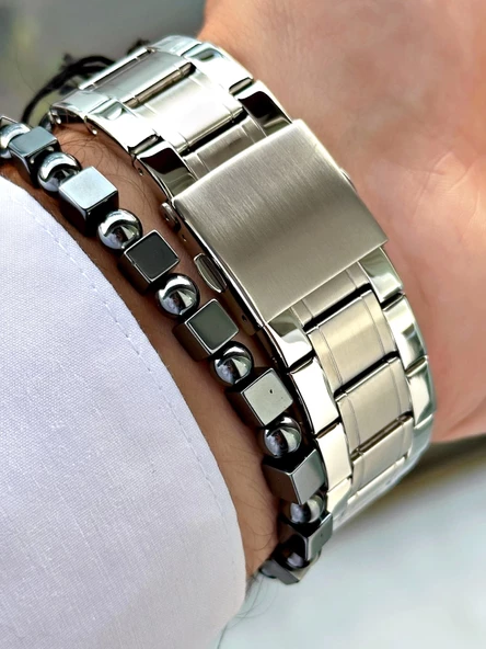 Ferrucci Function FCF.03202FM.01 Çelik Kordon Erkek Kol Saati - Resim 3