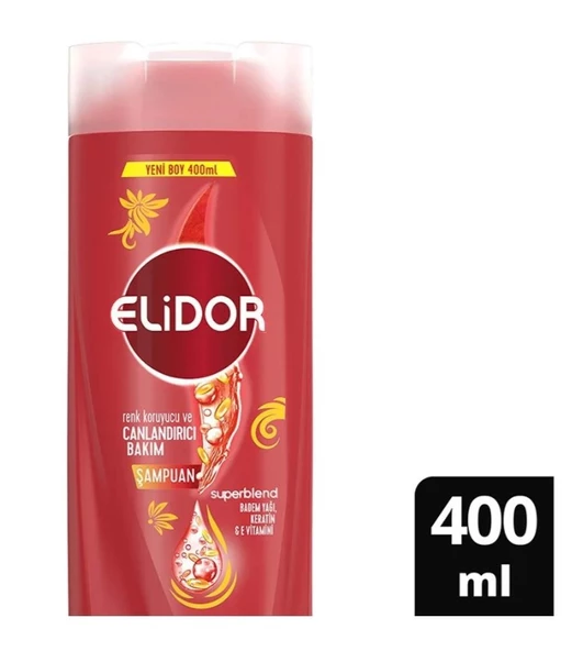 Elidor Şampuan 400 ml Renk Koruyucu ve Canlandırıcı Bakım - Resim 2