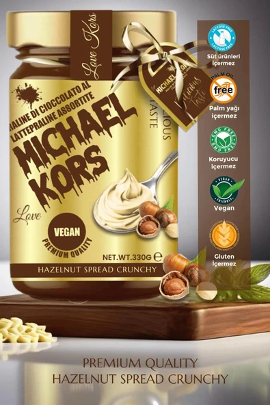 Love Michael Kors Praline Dı Cioccolato Al Latte Praline Assortite Krokan Fındık Ezmesi 330g