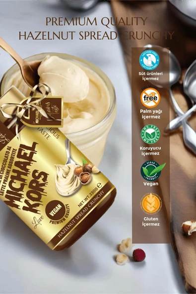Love Michael Kors Praline Dı Cioccolato Al Latte Praline Assortite Krokan Fındık Ezmesi 330g - 4