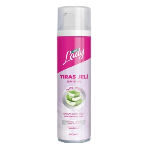 Derby Lady Traş Jeli Aloe Vera 200 Ml