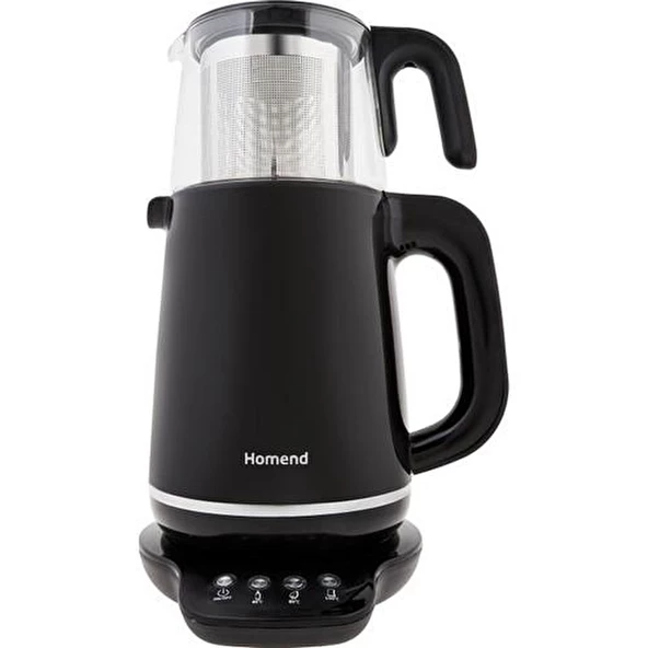 Homend Royaltea 1726H 1800 W Siyah Konuşan Çay Makinesi