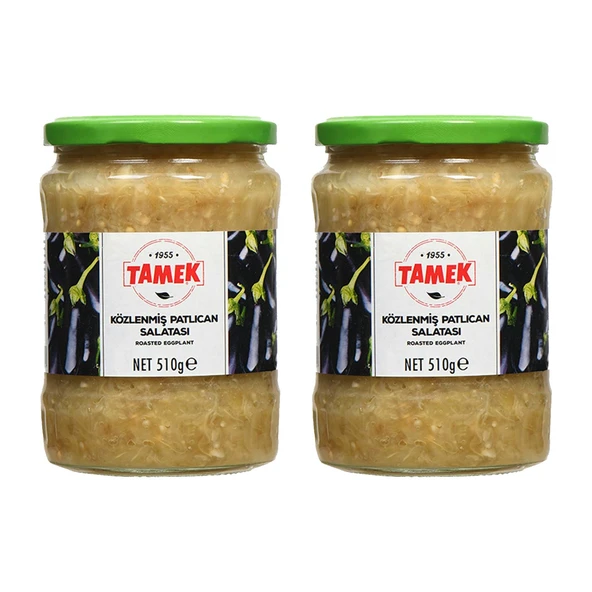 Tamek Közlenmiş Patlıcan 510 Gr × 2 Adet