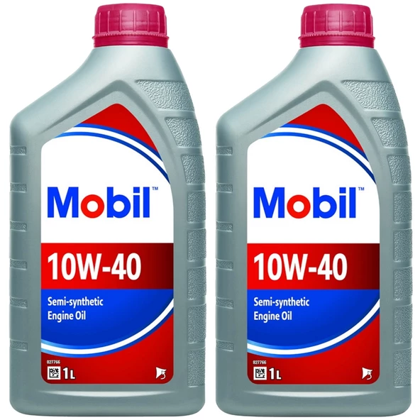 Mobil 10W-40 Yarı Sentetik Motor Yağı 2 x 1 Litre