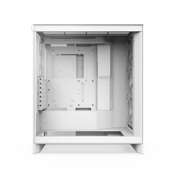 NZXT H7 Flow(2024) CM-H72FW-01 White Tempered Glass USB 3.2 ATX Mid Tower Kasa - 2