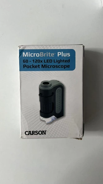 Carson 60X-120X MicroMax LED Işıklı Cep Mikroskobu MM-300 (Outlet)