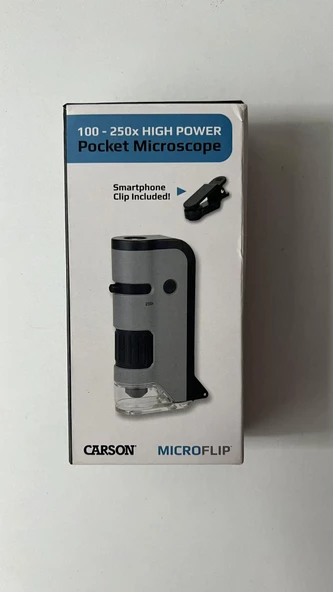 Carson MicroFlip 100x-250x LED ve UV Işıklı Cep Mikroskobu (MP-250) Outlet