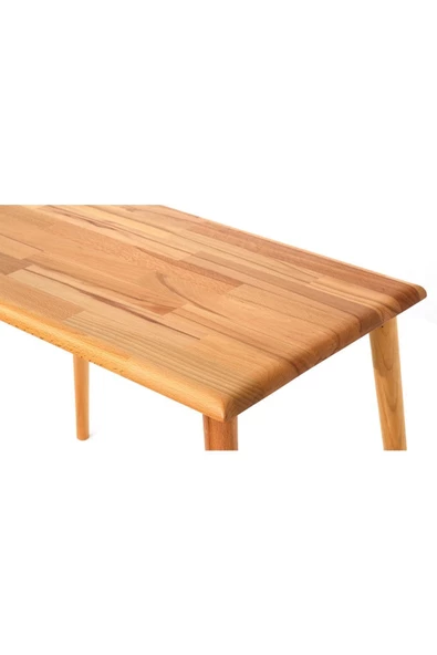 Dikdörtgen Masif Doğal Tekli, 2'li, 3'lü Zigon Sehpa Set, Modern Masif Yan Sehpa - 5