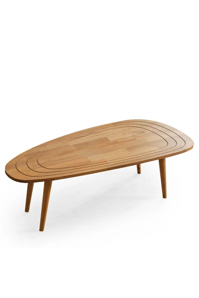 Sweet Masif Doğal Ahşap Orta Sehpa, Modern Masif Orta Sehpa - 4