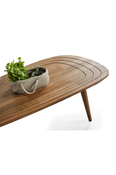 Sweet Masif Doğal Ahşap Orta Sehpa, Modern Masif Orta Sehpa - 2