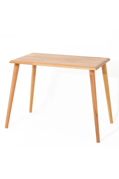 Dikdörtgen Masif Doğal Tekli, 2'li, 3'lü Zigon Sehpa Set, Modern Masif Yan Sehpa - 2