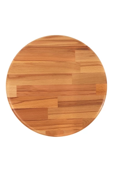 Yuvarlak Masif Doğal Tekli, 2'li, 3'lü Zigon Sehpa Set, Modern Masif Yan Sehpa - 3