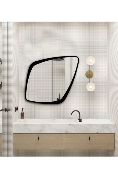 Baklava Model Dekoratif Duvar Aynası, Modern Eşsiz Ayna, Tam Boy Ayna, Modern Ev Aynası M2 - 5