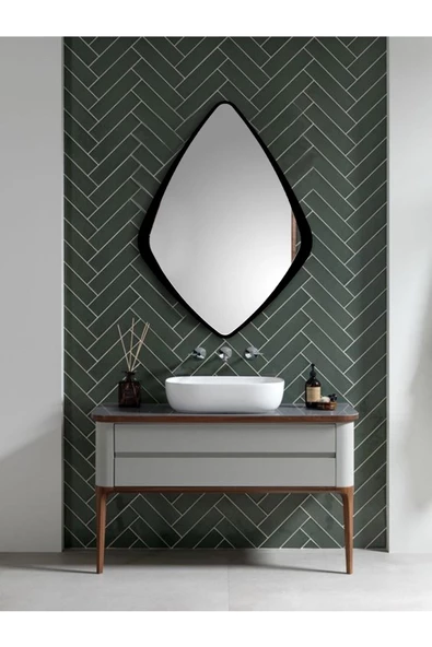 Baklava Model Dekoratif Duvar Aynası, Modern Eşsiz Ayna, Tam Boy Ayna, Modern Ev Aynası M2 - 2