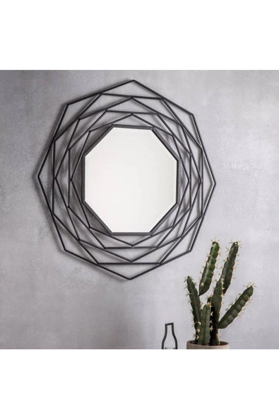 Dekoratif Metal Duvar Aynası, Modern Eşsiz Ayna, Tam Boy Ayna, Modern Ev Aynası - 2