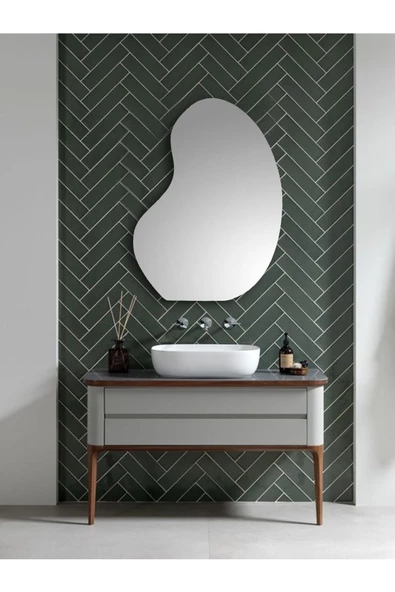 Armut Model Dekoratif Duvar Aynası, Modern Eşsiz Ayna, Tam Boy Ayna, Modern Ev Aynası - 4