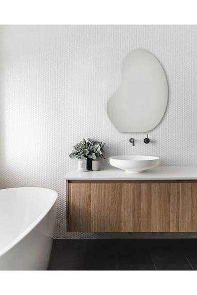 Armut Model Dekoratif Duvar Aynası, Modern Eşsiz Ayna, Tam Boy Ayna, Modern Ev Aynası - 3