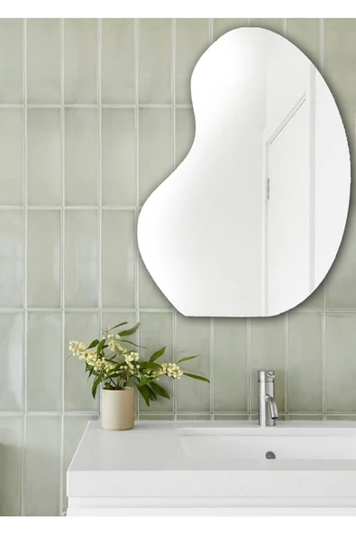 Armut Model Dekoratif Duvar Aynası, Modern Eşsiz Ayna, Tam Boy Ayna, Modern Ev Aynası M2 - 3