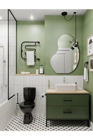 Armut Model Dekoratif Duvar Aynası, Modern Eşsiz Ayna, Tam Boy Ayna, Modern Ev Aynası - 6