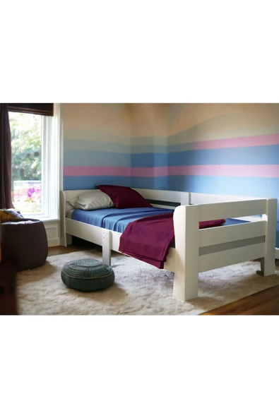 Doğal Mdf-lam Sedir Karyola Baza Yatak Dekor Mobilya - 4