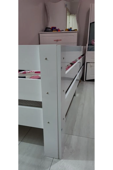 Doğal Mdf-lam Sedir Karyola Baza Yatak Dekor Mobilya - 7