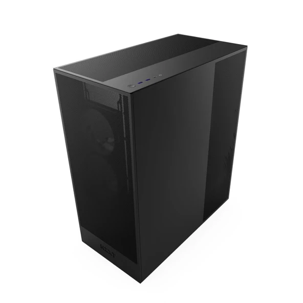 NZXT H7 Flow(2024) CM-H72FB-01 Black Tempered Glass USB 3.2 ATX Mid Tower Kasa - 4