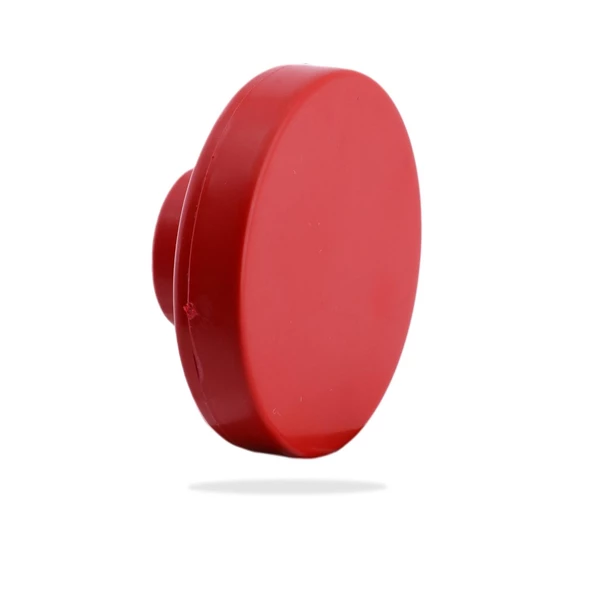 Plastik Yuvarlak Düz Kırmızı Renk Oda Mobilya Mutfak Dolabı Kapak Kulpu Çekmece Kulbu 1 ADET - Resim 6