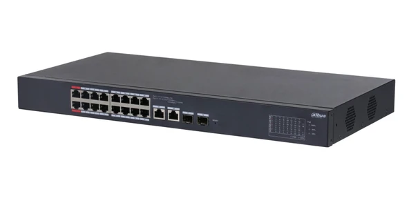 Dahua CS4220-16GT-240 16 Port PoE 2 Port Uplink 2 x SFP Full Gigabit Yönetilebilir PoE Switch 240W ürün görseli 1