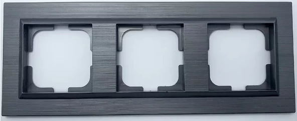 Ovivo Manyatik Gri Üçlü Çerçeve Quantum ürün görseli