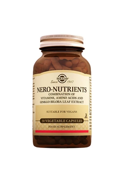 Solgar Nero Nutrients 30 Tablet