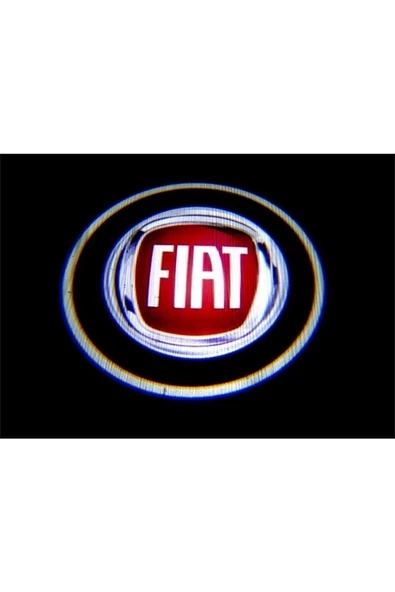 Fiat Araçlarına Kapı Altı Led Logo Mesafe Sensörlü Yeni Nesil - 2