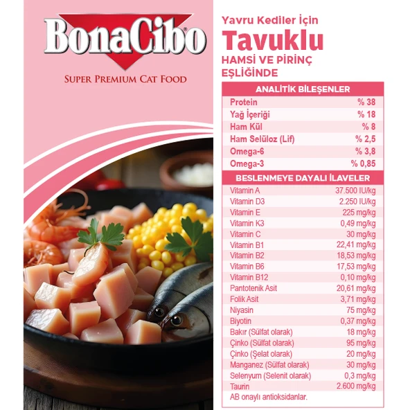 Bonacibo Yavru Kedi Maması 3 Kg - 3