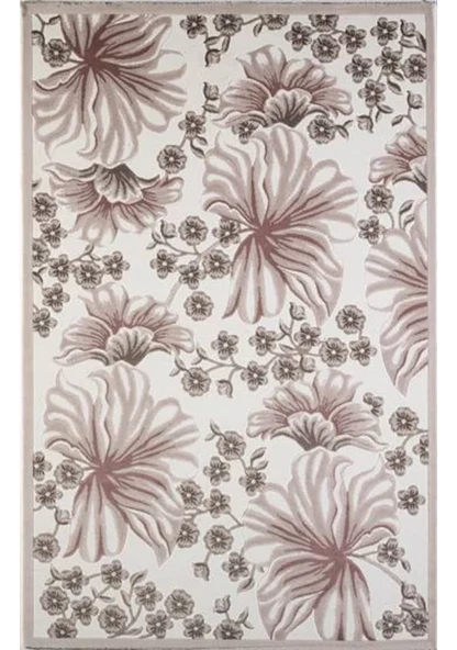 Burak Halı Lüks Nepal 12169 Ap Pembe Beyaz 150X230 4 M2 Halı
